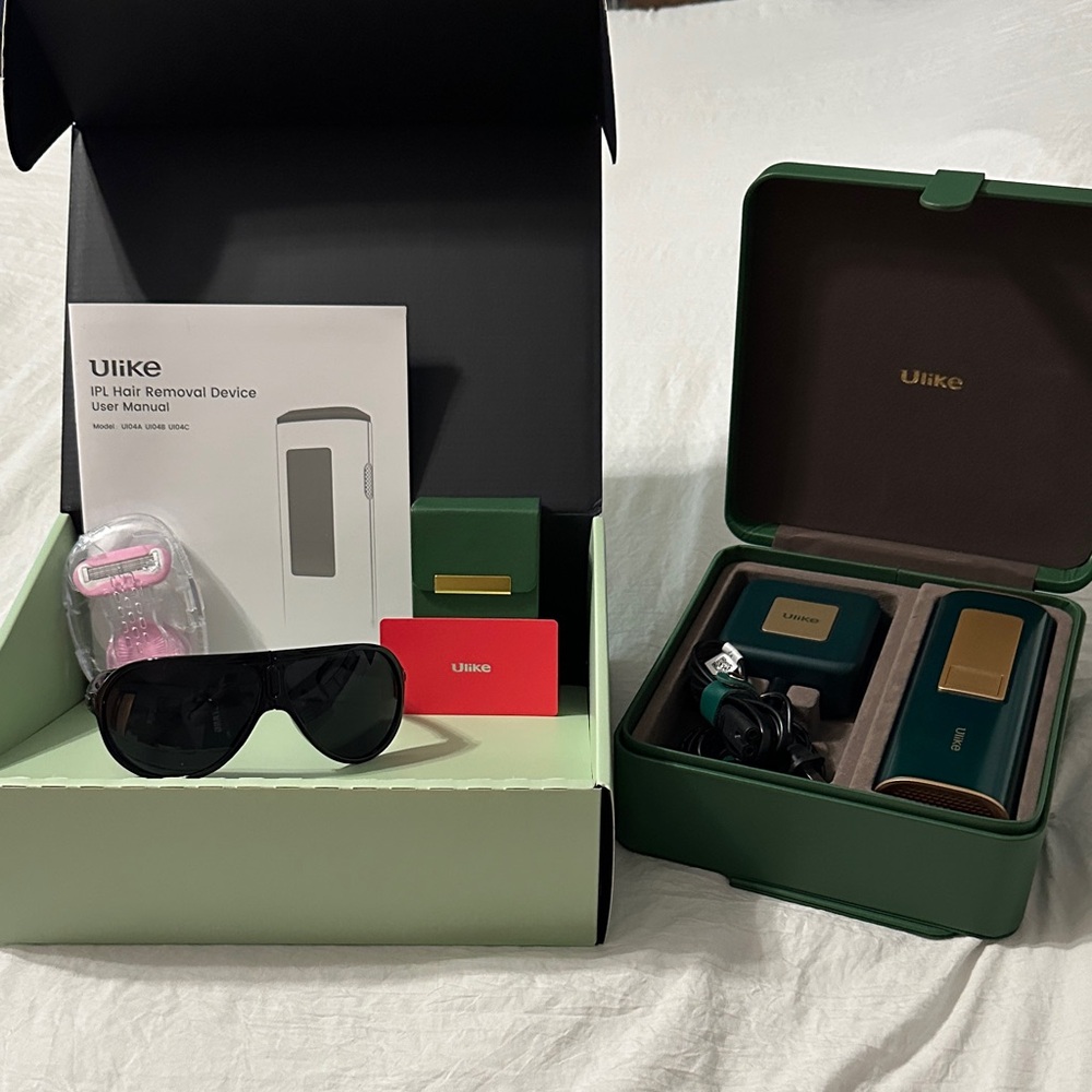 NEW Green IPL Hair Removal Device